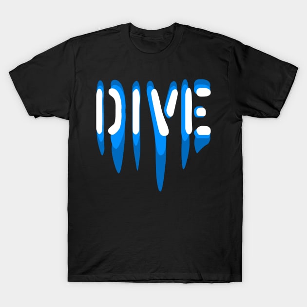 Dive Liquid T-Shirt by Liquids